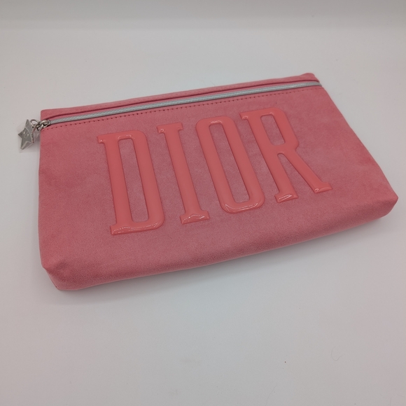 ⚜️Dior Pink Makeup Bag| BNIB| Star Charm Zip|Dior Addict|Luxury Bags⚜️ - Picture 1 of 9